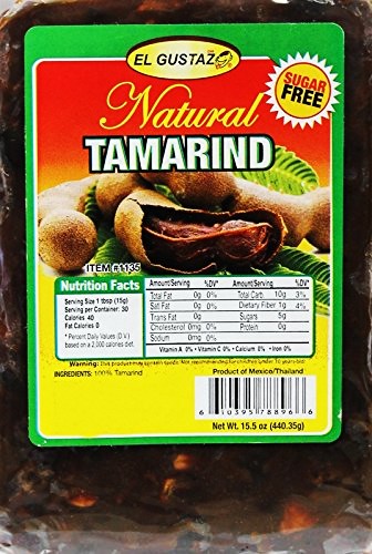 Tamarind Pulp Sugar Free with Seeds 15.5 oz